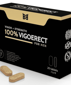 BLACK BULL - 100% VIGOERECT POTENCIADOR PARA HOMBRE 20 CÁPSULAS