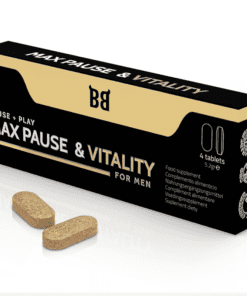 BLACK BULL - MAX PAUSE  VITALITY RETARDANTE PARA HOMBRE 4 CÁPSULAS
