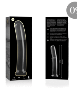 NEBULA SERIES BY IBIZA - MODELO 9 DILDO CRISTAL TRANSPARENTE 15.5 CM -O- 2.5 CM