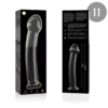 NEBULA SERIES BY IBIZA - MODELO 11 DILDO CRISTAL TRANSPARENTE 16 CM -O- 3 CM