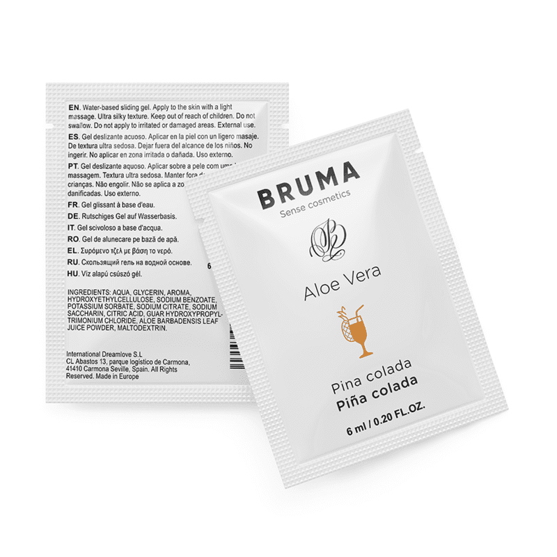 BRUMA - 6 ML GEL DESLIZANTE CON ALOE VERA SABOR A PIÑA COLADA - Imagen 5