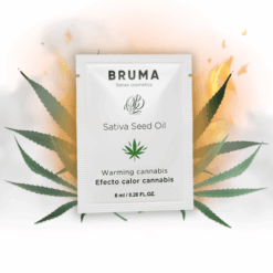 BRUMA - 6 ML GEL DESLIZANTE CON ACEITE DE SEMILLA EFECTO CALOR SABOR CANNABIS