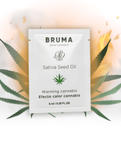 BRUMA - 6 ML GEL DESLIZANTE CON ACEITE DE SEMILLA EFECTO CALOR SABOR CANNABIS