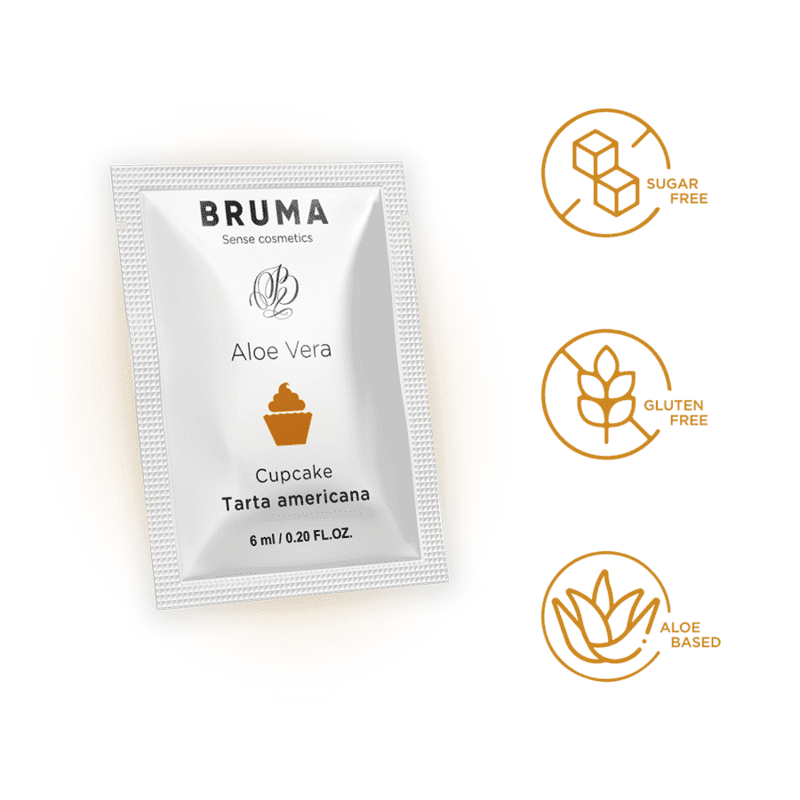 BRUMA - 6 ML GEL DESLIZANTE CON ALOE VERA SABOR A TARTA AMERICANA - Imagen 2