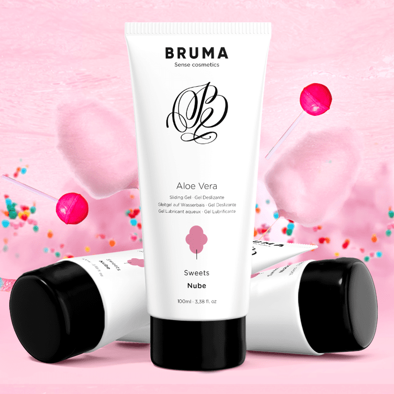 BRUMA - GEL DESLIZANTE CON ALOE VERA SABOR A NUBE 100 ML - Imagen 5