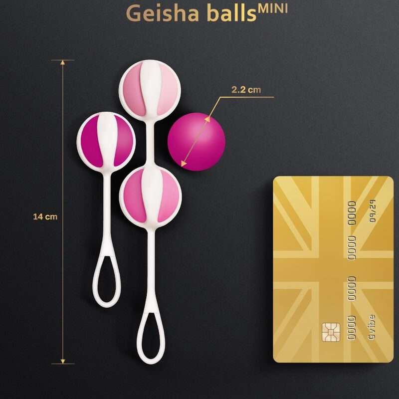 G-VIBE - SET 4 GEISHA BALLS MINI MORADO - Imagen 3
