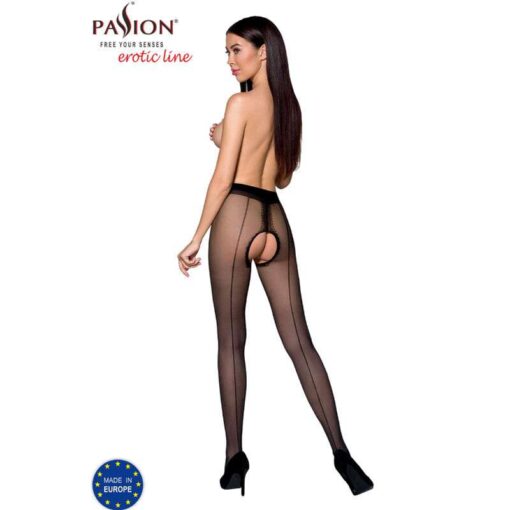 PASSION - TIOPEN 022 MEDIAS NEGRO/ROJO 1/2 20 DEN - Imagen 2