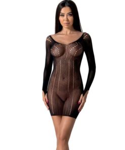 PASSION - BS101 BODYSTOCKING NEGRO TALLA UNICA