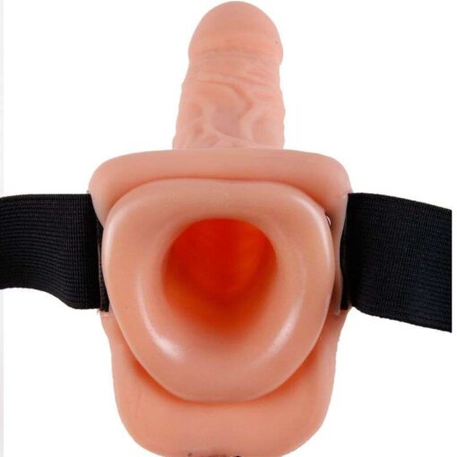 FETISH FANTASY SERIES - ARNÉS AJUSTABLE CONTROL REMOTO PENE REALÍSTICO CON TESTÍCULOS 23 CM - Imagen 4