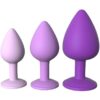 FANTASY FOR HER – VIBRADOR DOBLE PENETRACION CONTROL REMOTO 9 NIVELES VIOLETA