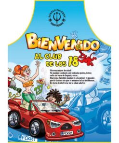 DIABLO PICANTE - DELANTAL 18 AÑOS TEXTO ESPAÑOL