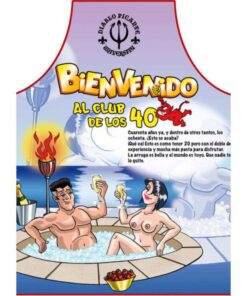 DIABLO PICANTE - DELANTAL 40 AÑOS TEXTO ESPAÑOL