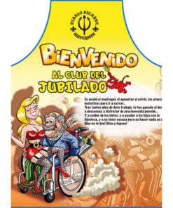DIABLO PICANTE - DELANTAL JUBILADO TEXTO ESPAÑOL