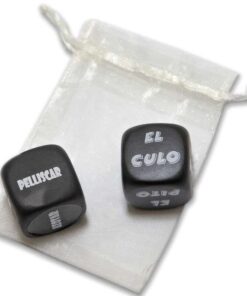 DIABLO PICANTE - BOLSA DE JUEGO CON DADO SADO + DADO PARTES DEL CUERPO
