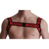 MACHO - ARNÉS DOBLE ROJO