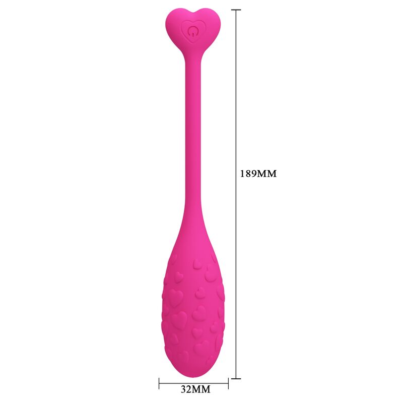 PRETTY LOVE - HUEVO VIBRADOR PESCADOR ROSA CONTROLADO POR APP - Imagen 4