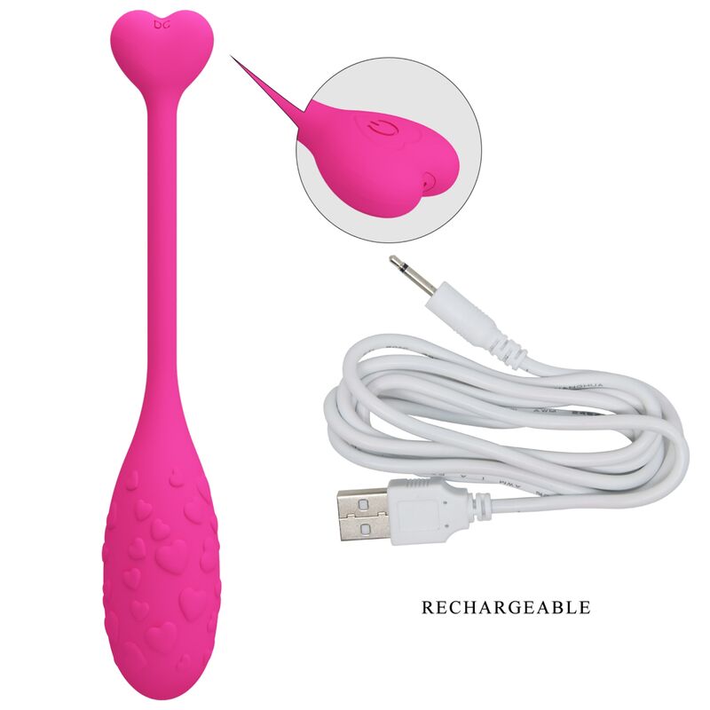 PRETTY LOVE - HUEVO VIBRADOR PESCADOR ROSA CONTROLADO POR APP - Imagen 5