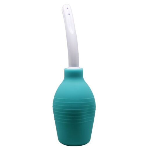 MR PLAY - PERA ANAL DUCHA DE GOMA AZUL - Imagen 2