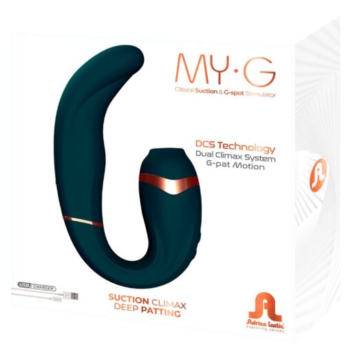 ADRIEN LASTIC - MYG ONDAS ESTIMULADORAS CLÍTORIS Y ESTIMULADOR G-SPOT VERDE OSCURO - Imagen 5