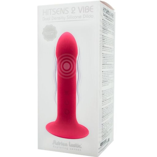 ADRIEN LASTIC - HITSENS VIBE 2 DILDO SILICONA ROSA - Imagen 3