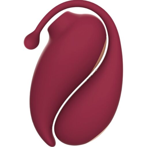 ADRIEN LASTIC - INSPIRATION SUCCIONADOR CLÍTORIS + HUEVO VIBRADOR ROJO - APP GRATUITA - Imagen 2