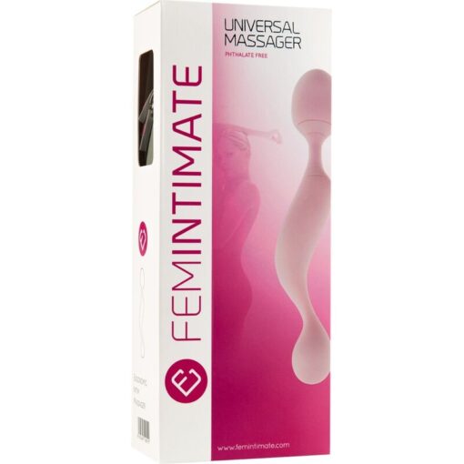 FEMINTIMATE - MASAJEADOR UNIVERSAL VIBRADOR SILICONA ROSA - Imagen 5