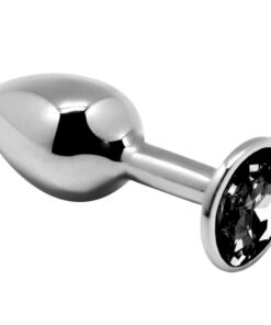 ALIVE - ANAL PLEASURE MINI PLUG METAL NEGRO TALLA S
