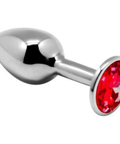 ALIVE - ANAL PLEASURE MINI PLUG METAL ROJO TALLA S