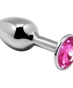 ALIVE - ANAL PLEASURE MINI PLUG METAL ROSA TALLA S