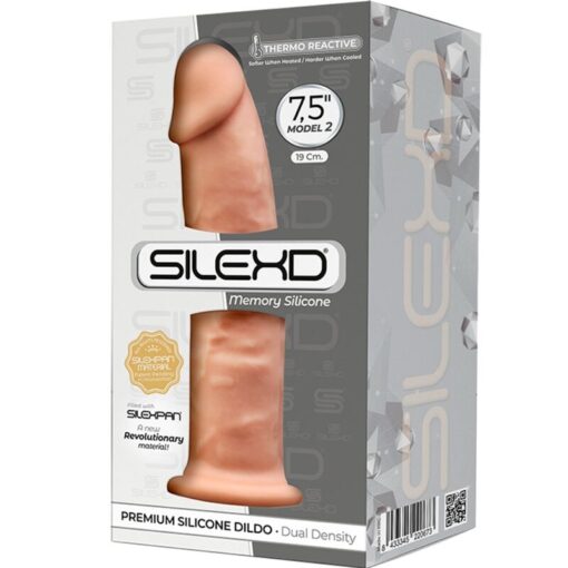 SILEXD - MODELO 2 PENE REALÍSTICO SILICONA PREMIUM SILEXPAN 19 CM - Imagen 3