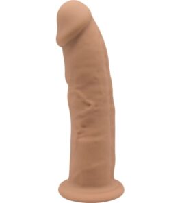 SILEXD - MODELO 2 PENE REALISTICO SILICONA PREMIUM SILEXPAN CARAMELO 15.4 CM