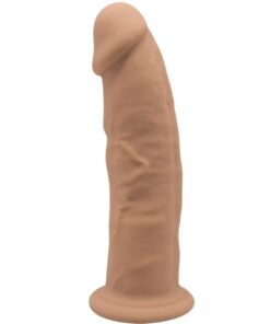 SILEXD - MODELO 2 PENE REALISTICO SILICONA PREMIUM SILEXPAN CARAMELO 19 CM