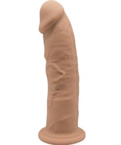 SILEXD - MODELO 2 PENE REALISTICO SILICONA PREMIUM SILEXPAN CARAMELO 23 CM