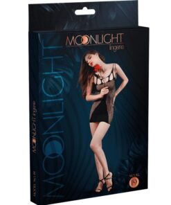 MOONLIGHT - MODELO 19 VESTIDO NEGRO TALLA UNICA