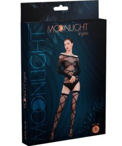 MOONLIGHT - MODELO 6 BODY  MEDIAS NEGRO TALLA UNICA