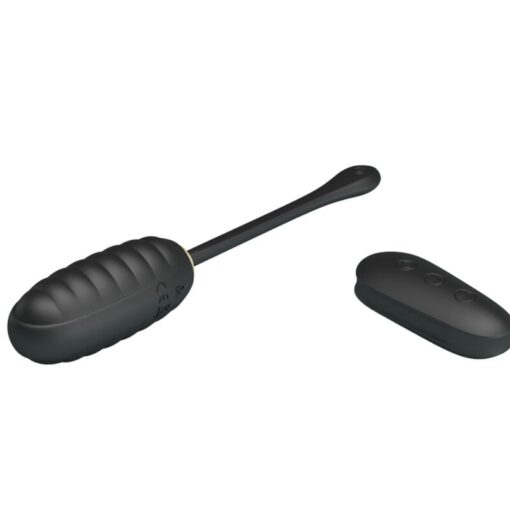 PRETTY LOVE - DOREEN HUEVO VIBRADOR DE LUJO RECARGABLE NEGRO CONTROL REMOTO - Imagen 3