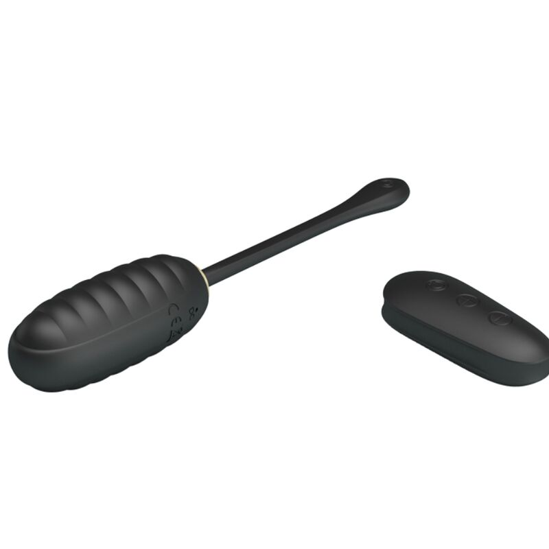 PRETTY LOVE - DOREEN HUEVO VIBRADOR DE LUJO RECARGABLE NEGRO CONTROL REMOTO - Imagen 3