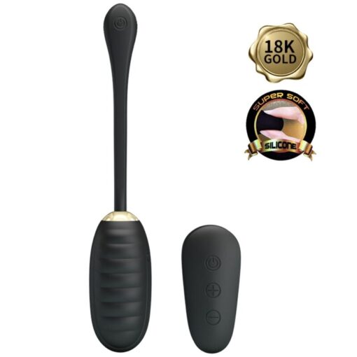 PRETTY LOVE - DOREEN HUEVO VIBRADOR DE LUJO RECARGABLE NEGRO CONTROL REMOTO - Imagen 2