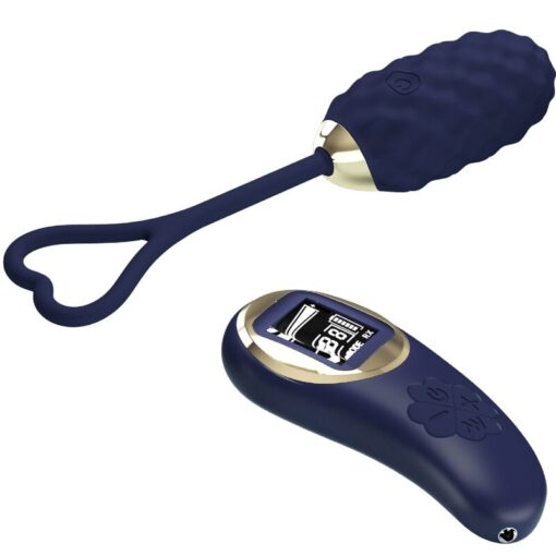 PRETTY LOVE - VIVIAN HUEVO VIBRADOR CONTROL REMOTO AZUL - Imagen 2