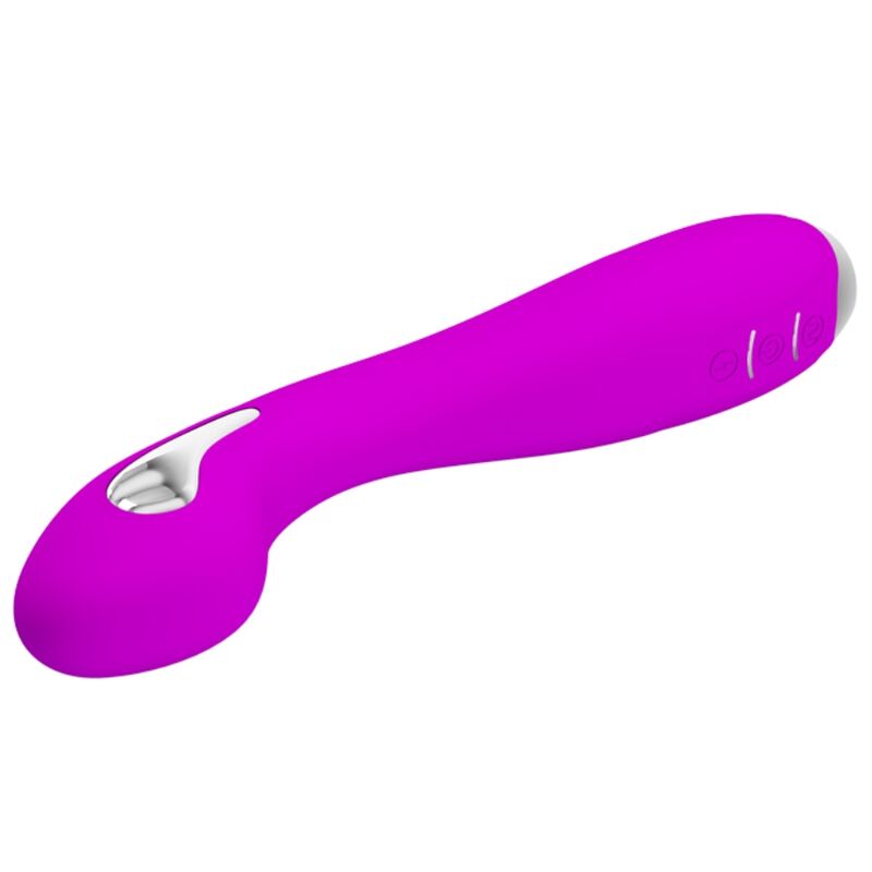 PRETTY LOVE - HECTOR VIBRADOR ELECTROSHOCK RECARGABLE  IMPERMEABLE MORADO - Imagen 2