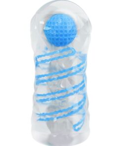 PRETTY LOVE - MASTURBADOR PEQUEÑO CON ESPIRALES AZUL
