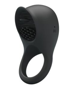 PRETTY LOVE - ANILLO VIBRADOR PARA PENE CON LENGUA NEGRO