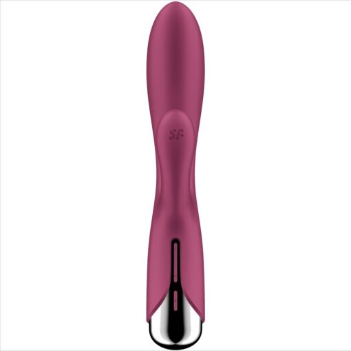 SATISFYER - SPINNING RABBIT 1 ESTIMULACION CLITORIS Y PUNTO G ROJO - Imagen 2