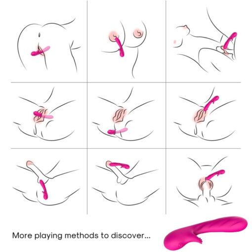 ARMONY - ROMANCE VIBRADOR CON ESTIMULADOR FUCSIA - Imagen 4