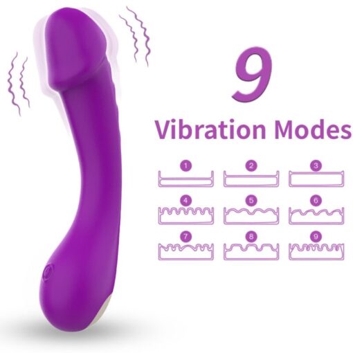 ARMONY - DILDO VIBRADOR PUNTO G SILICONA VIOLETA - Imagen 3