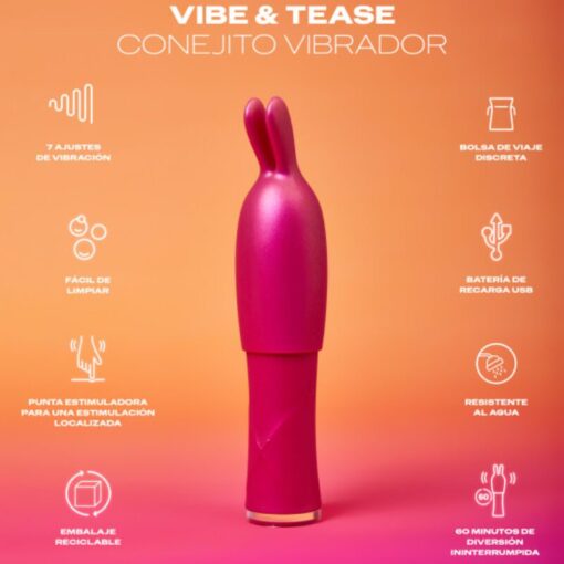 DUREX - TOY VIBRADOR VIBE  TEASE - Imagen 2