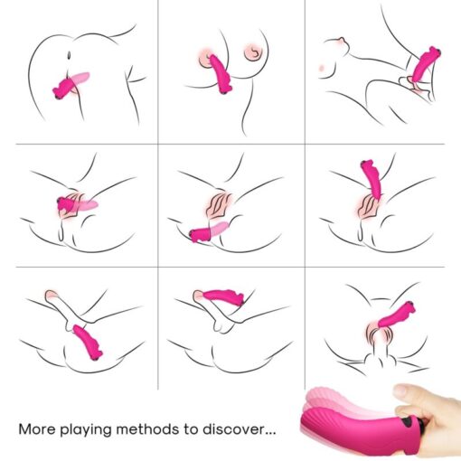ARMONY - AURORA VIBRADOR DEDAL FUCSIA - Imagen 4