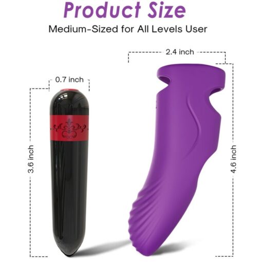 ARMONY - AURORA VIBRADOR DEDAL VIOLETA - Imagen 3