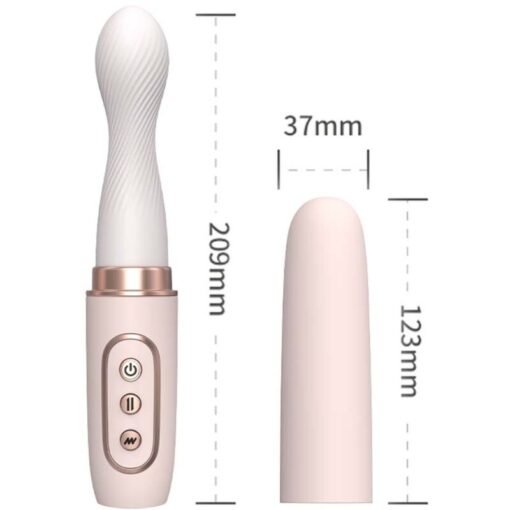 ARMONY - VIBRADOR ROTADOR  TELESCÓPIO AUTOMÁTICO YELLOW - Imagen 4