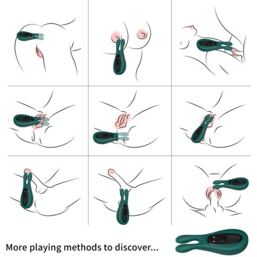 ARMONY - ESTIMULADOR  VIBRADOR RABBIT VERDE - Imagen 2